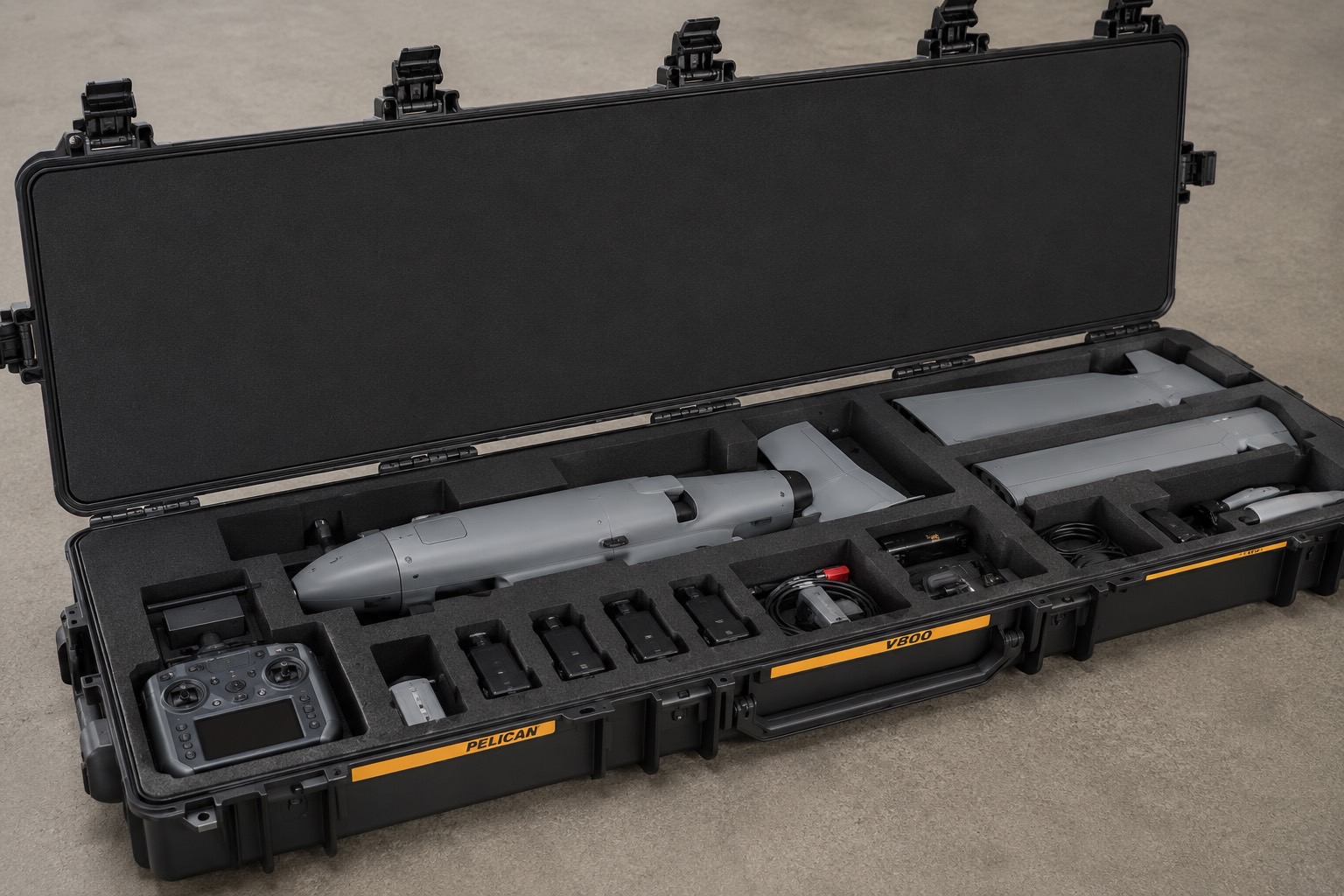 Pelican™ Vault V800 / V730 無人機部署運輸箱解決方案